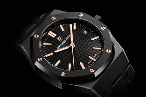 royal oak black|piguet royal oak watch price.